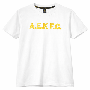 AEK FC 2D KIDS WHITE TEE (QAPK005-100), thumbnail 2