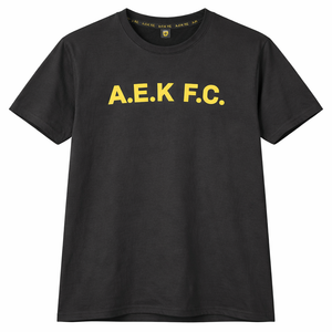 AEK FC 2D MENS BLACK TEE (QAPM005-010), thumbnail 2