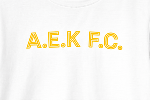 AEK FC 2D KIDS WHITE TEE (QAPK005-100), thumbnail 3