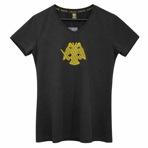 AEK WMNS LOGO BLACK TEE (QAPW004-010), thumbnail 2