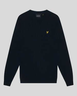 COTTON MERINO CREW NECK AEKFC BLACK (QKN2110VCAFC-010), thumbnail 2