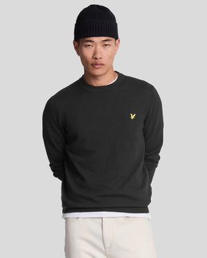 COTTON MERINO CREW NECK AEKFC BLACK (QKN2110VCAFC-010), thumbnail 6